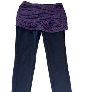 Athleta yoga pant with skirt